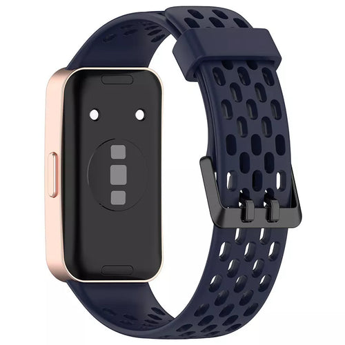 Bracelet silicone air Huawei Band 10 (bleu foncé)