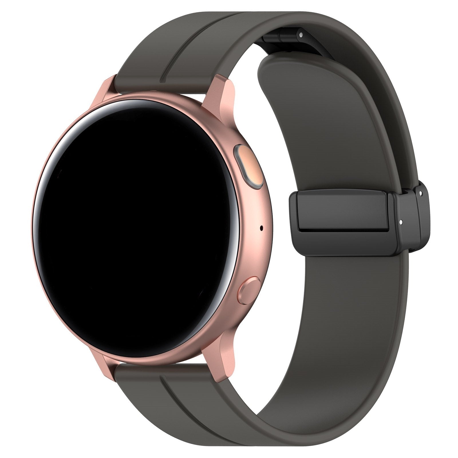 Amazfit Active D-Buckle Silicone Strap (Dark Grey)