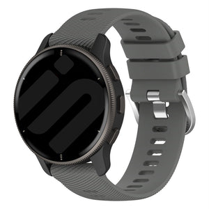 Bracelet silicone Garmin Vivomove Trend (gris foncé)