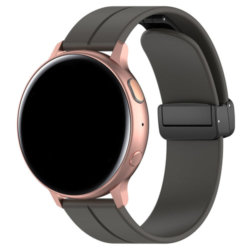 Bracelet silicone avec boucle Amazfit Bip U (Pro) (gris foncé)