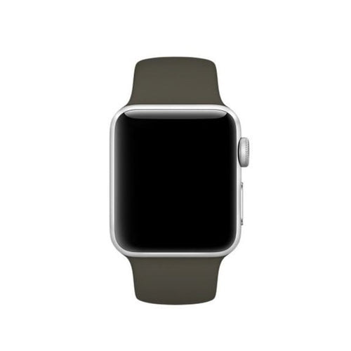 donkergroen-silicone-apple-watch-bandje