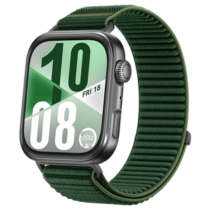 Huawei Watch Fit 3 Nylon Wave Strap (Dark Green)