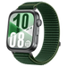 Huawei Watch Fit 4 Nylon Wave Strap (Dark Green)