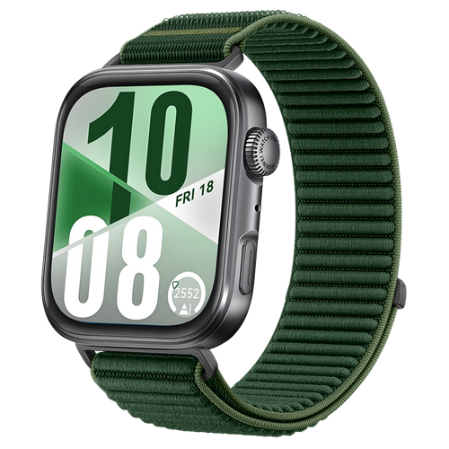 Bracelet nylon ondulé Huawei Watch Fit 5 Pro (vert foncé)
