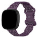 Fitbit Sense 2 Patterned Silicone Strap (Purple)