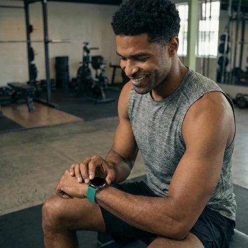 Bandz Garmin Vivoactive 4s Silicone Strap 'Deluxe' (Viridian)