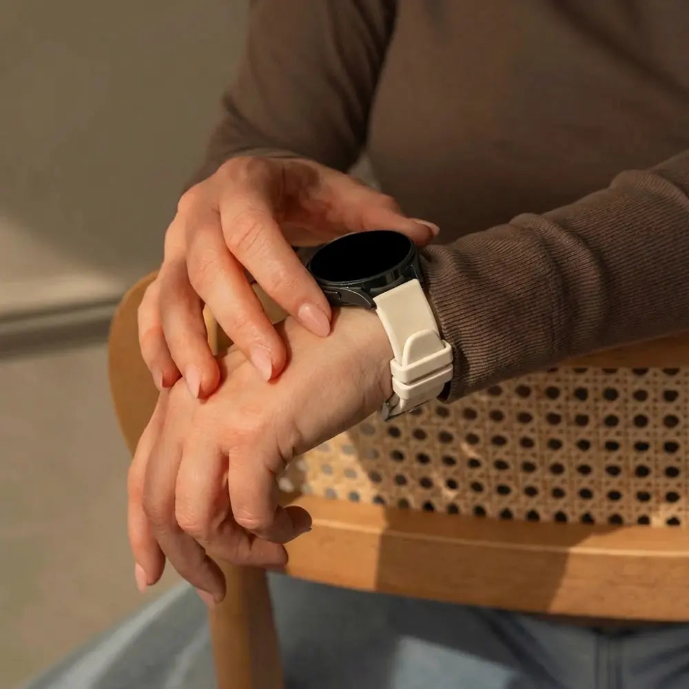 Bandz Bracelet silicone 'Classic' Garmin Vivomove 3s (lumière stellaire)