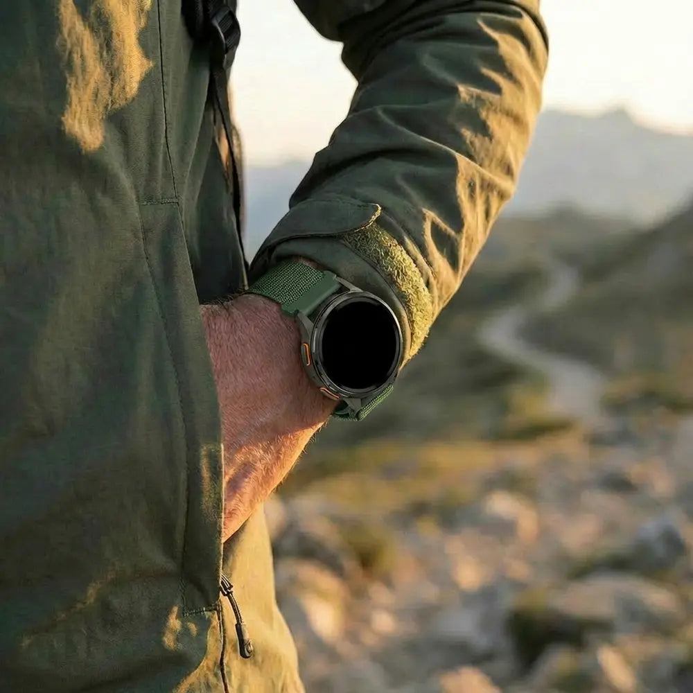 Bandz Bracelet nylon Alpine Polar Ignite (vert militaire)