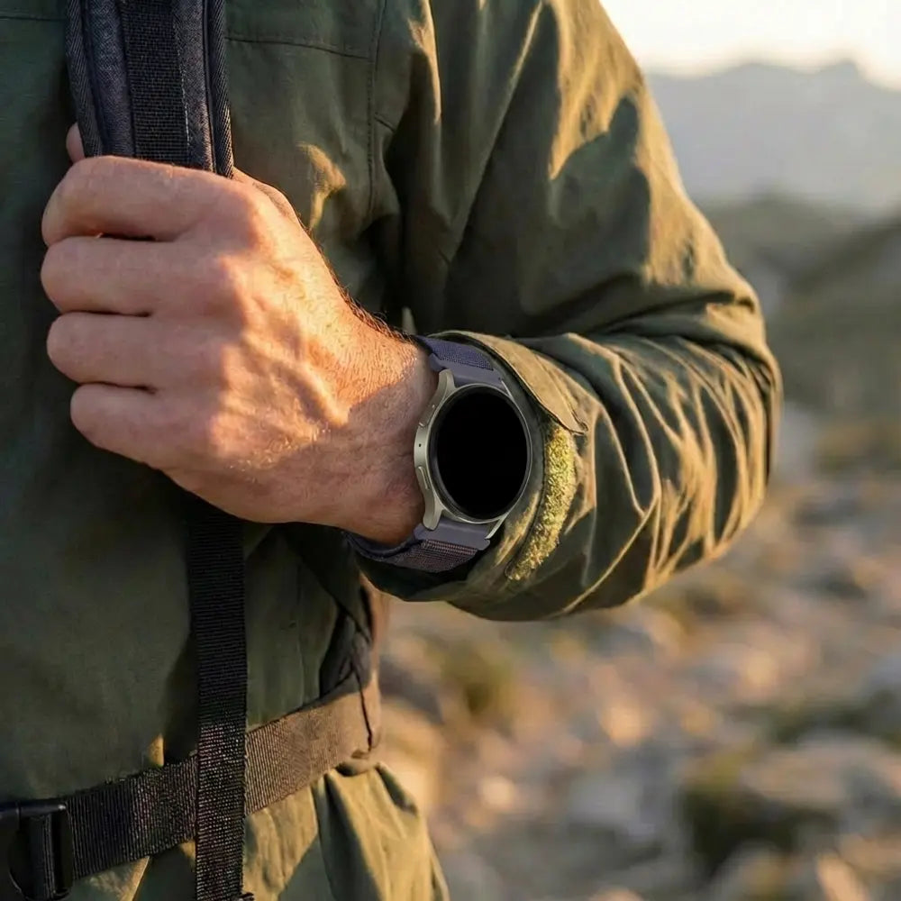 Bandz Bracelet nylon Alpine Amazfit Bip 3 Pro (indigo)