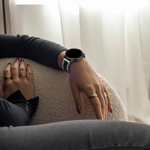 Bandz Garmin Forerunner 245 Steel Strap 'Classic' (Silver/Black)