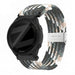 Bandz Bracelet nylon tressé Garmin Forerunner 165 (mandala noir)