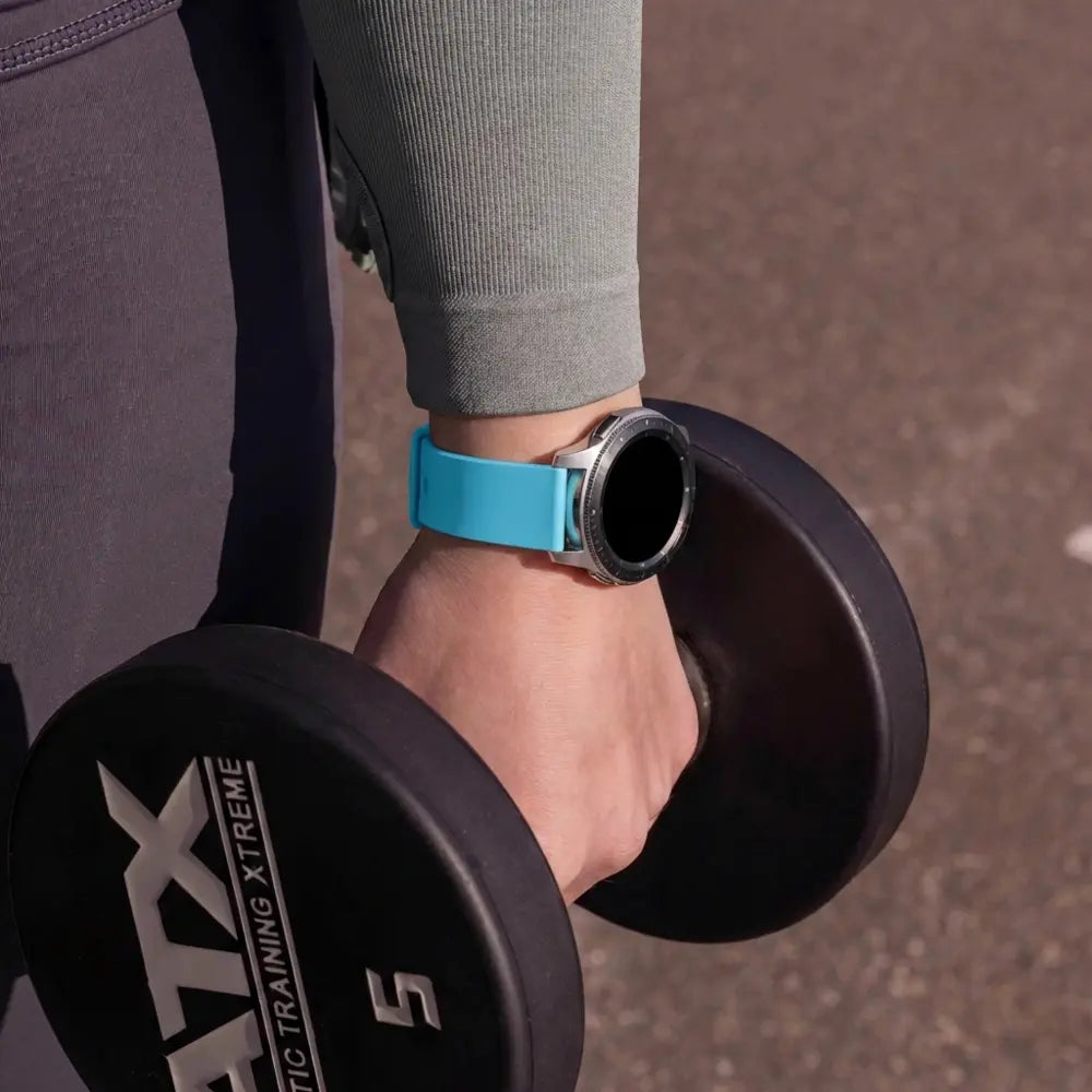Bracelet sport Samsung Galaxy Watch 4 Classic 46mm (bleu clair)