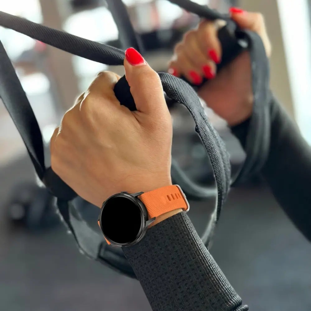 Bandz Garmin Vivomove 3s Silicone Strap 'Deluxe' (Orange)