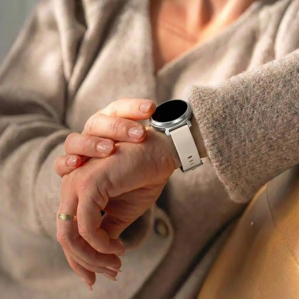 Bracelet silicone classique Pebble Round 2 - 14mm (lumière stellaire)