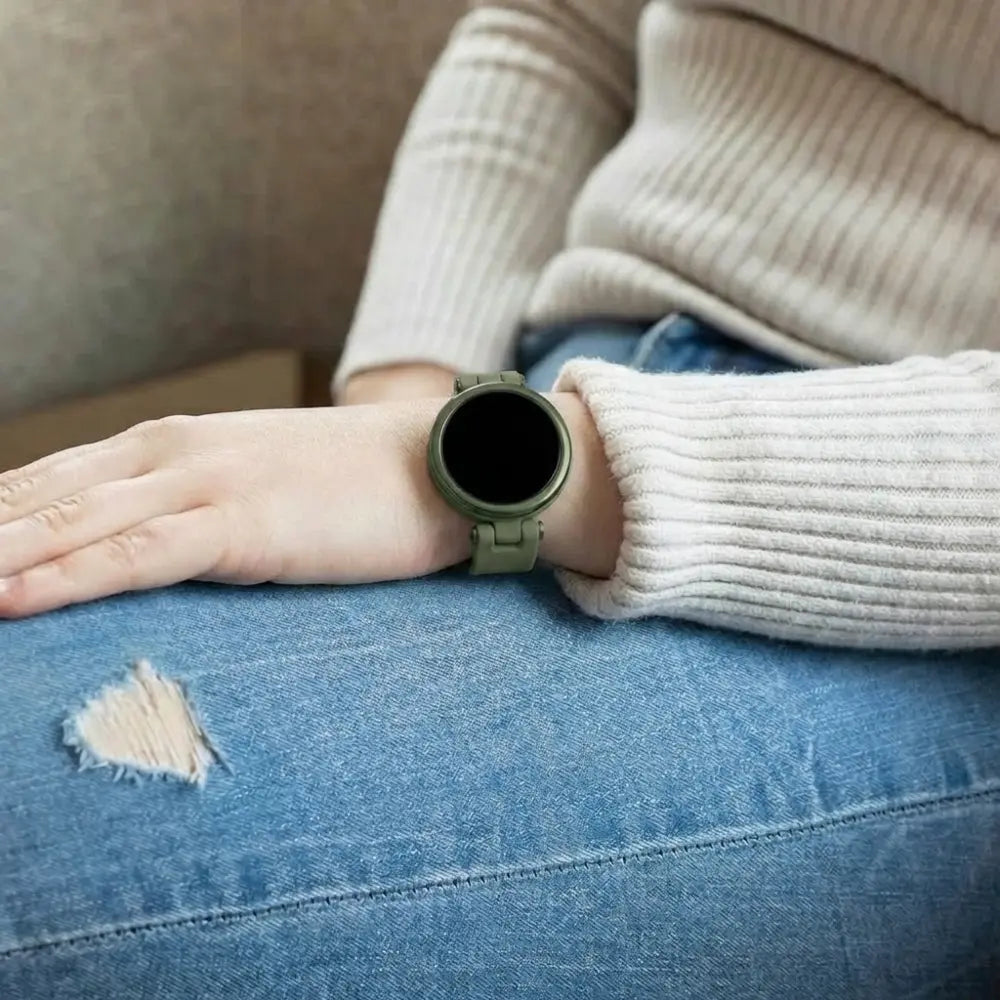 Garmin Lily Silicone Strap (Dark Green)