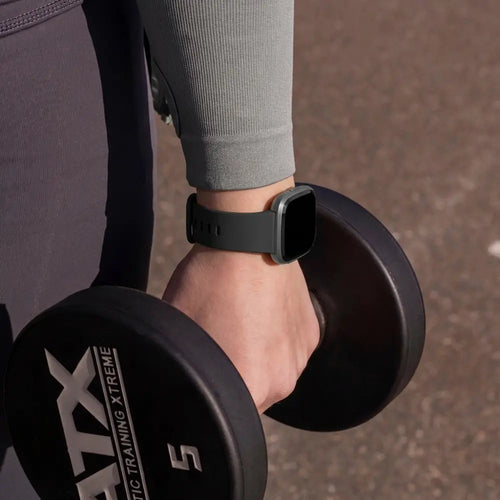 Fitbit Versa (2) siliconen bandje (zwart)