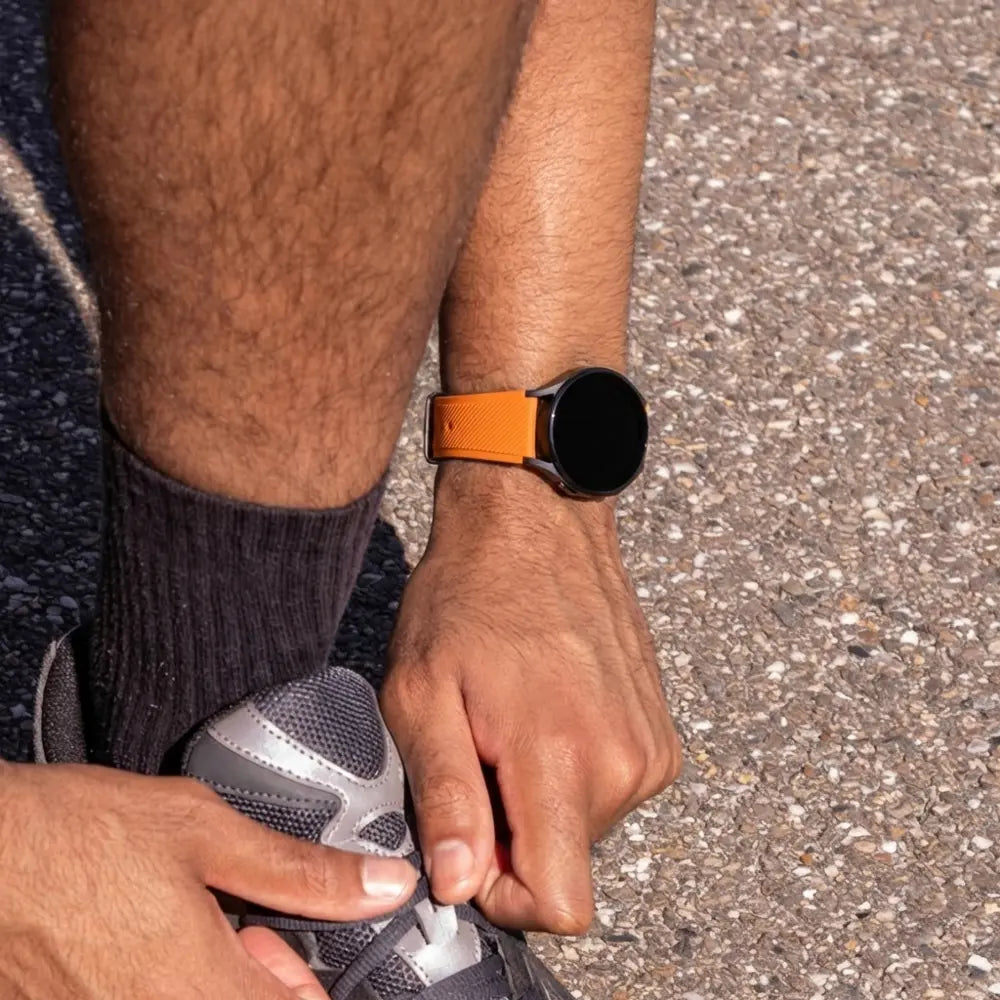 Bracelet silicone tissé Coros Pace 4 (orange)