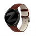 Bandz Bracelet cuir effet crocodile Garmin Forerunner 165 (marron)