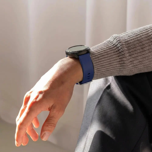 Bandz Bracelet silicone 'Classic' Garmin Venu 4 - 41mm (bleu foncé)