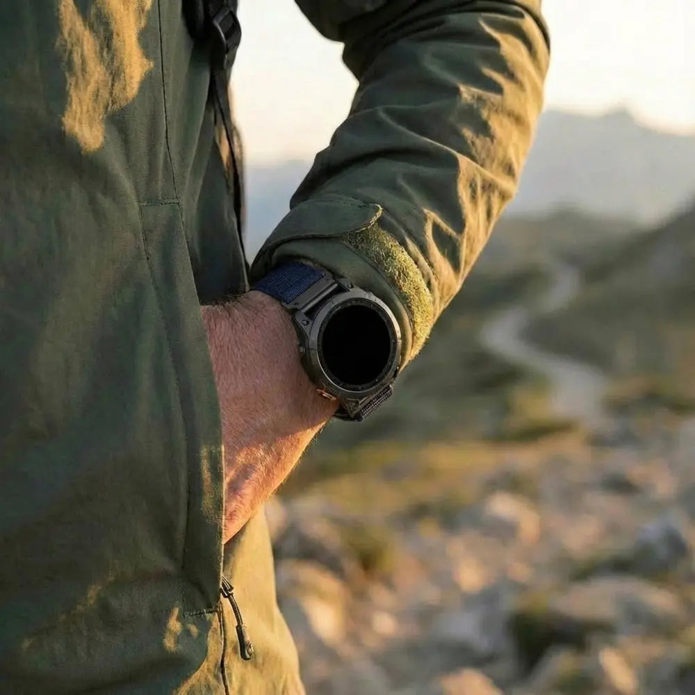 Garmin Epix Gen 2 - 47mm Alpine Nylon Strap (Dark Blue)