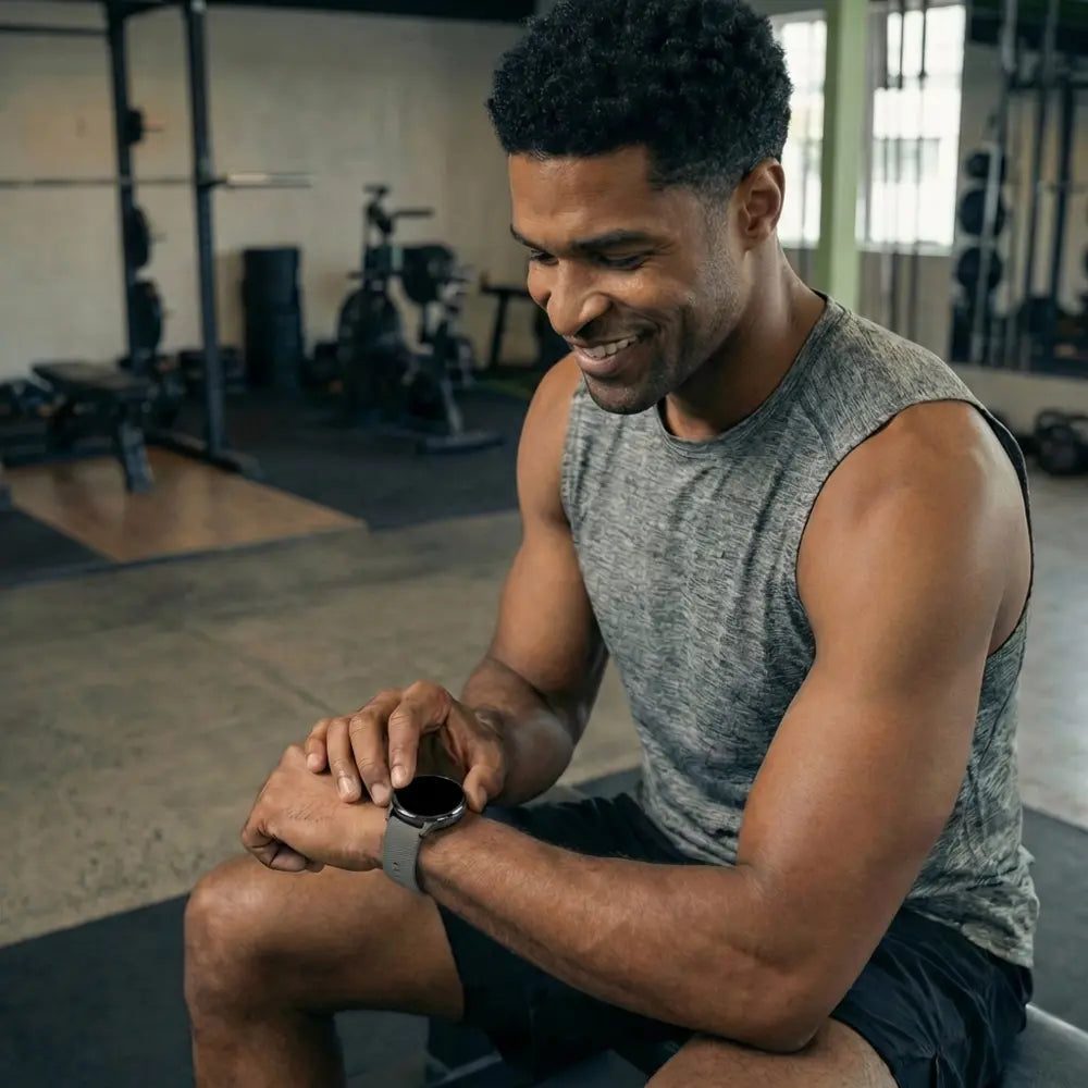 Bandz Garmin Vivoactive 4s Silicone Strap 'Deluxe' (Dark Grey)