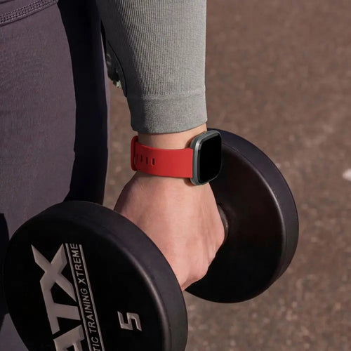 Fitbit Versa-Versa 2 Silicone Strap (Red)