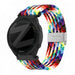 Bandz Bracelet nylon tressé Garmin Forerunner 165 (arc-en-ciel)