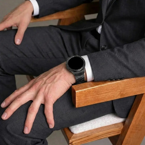 Samsung Galaxy Watch 6 Classic 47mm steel iron band (zwart)