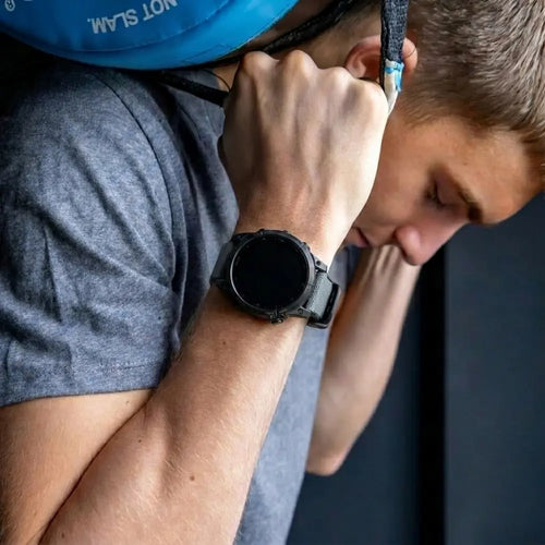 Garmin Fenix 7 Hybrid Nylon Strap (Light Grey)