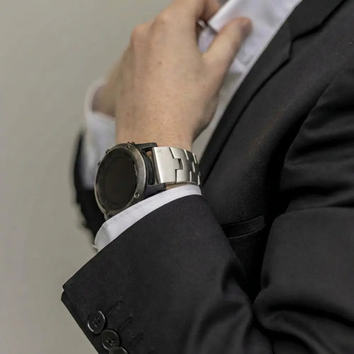 Bracelet titane Garmin Fenix 5 / 6 (argent)