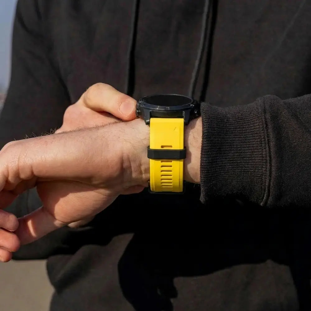 Garmin Forerunner 965 Silicone Strap (Yellow)