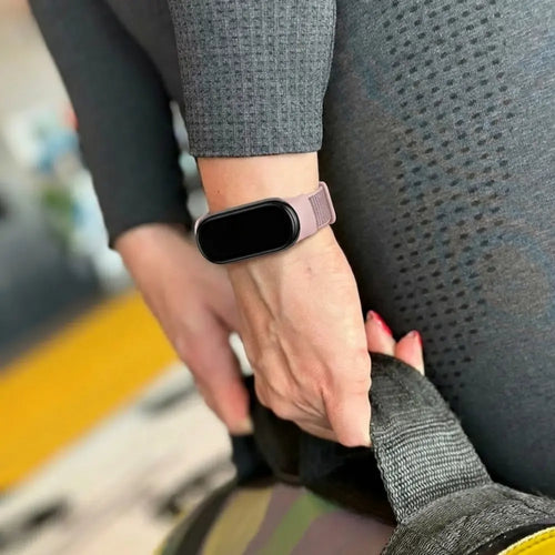 Xiaomi Smart Band 9 Nylon Strap (Grey-Pink)