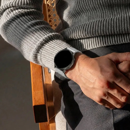 Bandz Garmin Approach S42 Steel Strap 'One Bead' (Silver)