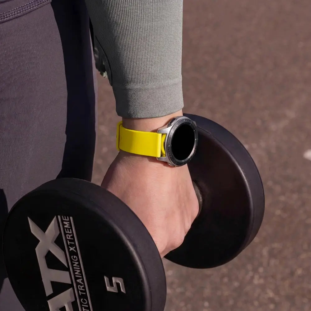 Fossil Gen 4 Explorist (HR) Sport Strap (Yellow)