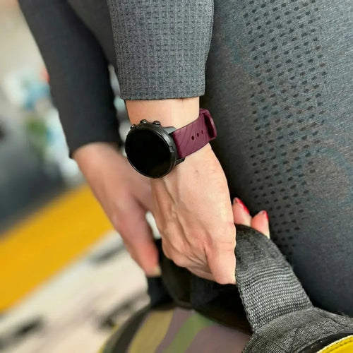 Suunto 9 (Baro) Silicone Strap (Burgundy)