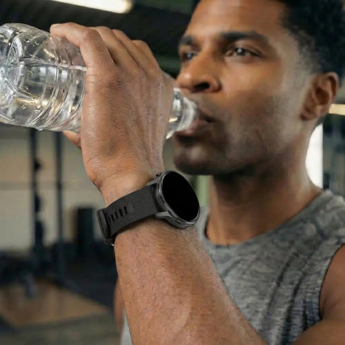 Bandz Garmin Vivoactive 4s Silicone Strap 'Deluxe' (Black)