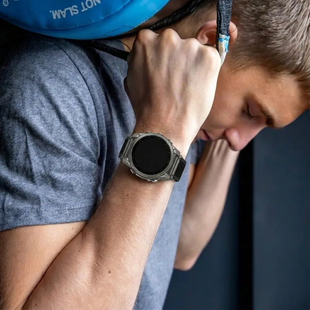 Garmin Fenix 7 premium trail loop band (zwart)