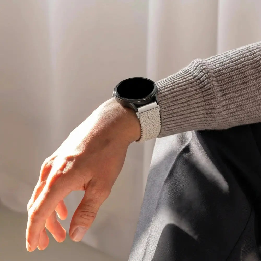 Bandz Bracelet tressé 'Parachute' Garmin Approach S50 (lumière stellaire)