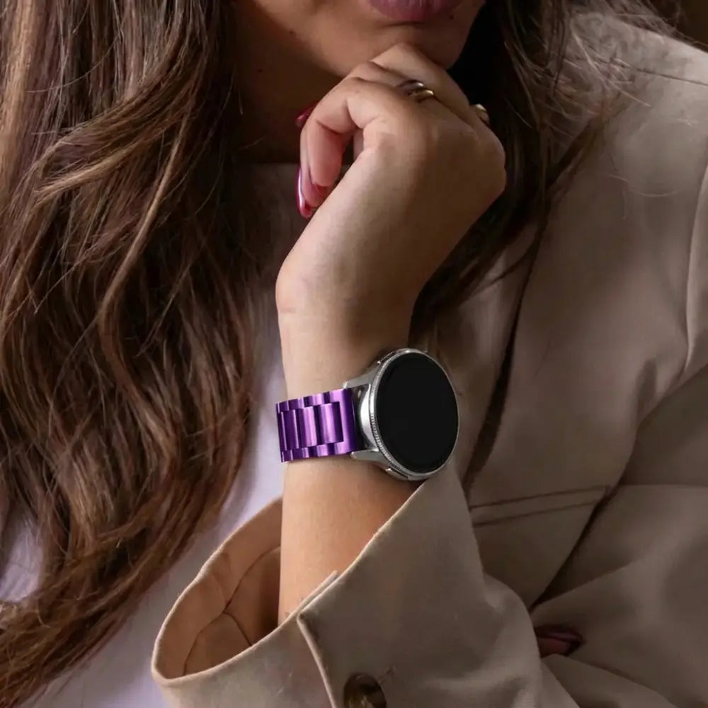 Garmin Venu 3 Steel Strap (Purple)