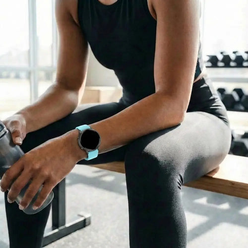 Bandz Garmin Vivoactive 6 Sport Strap 'Deluxe' (Light Blue)