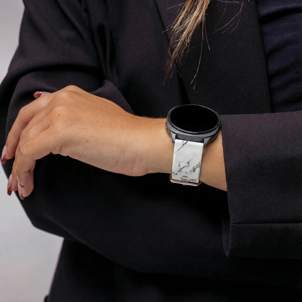 Bracelet marbre blanc Samsung Galaxy Watch 8 - 44mm