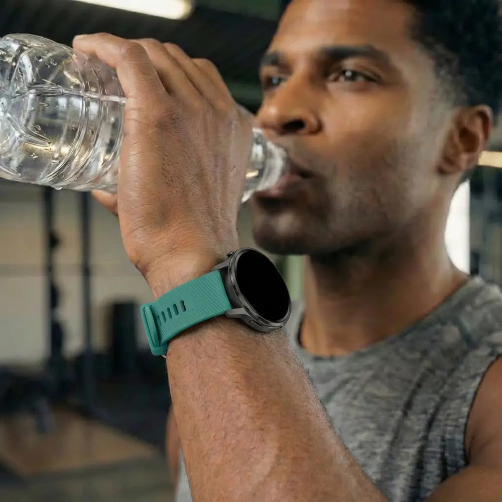 Bandz Garmin Vivoactive 4s Silicone Strap 'Deluxe' (Viridian)