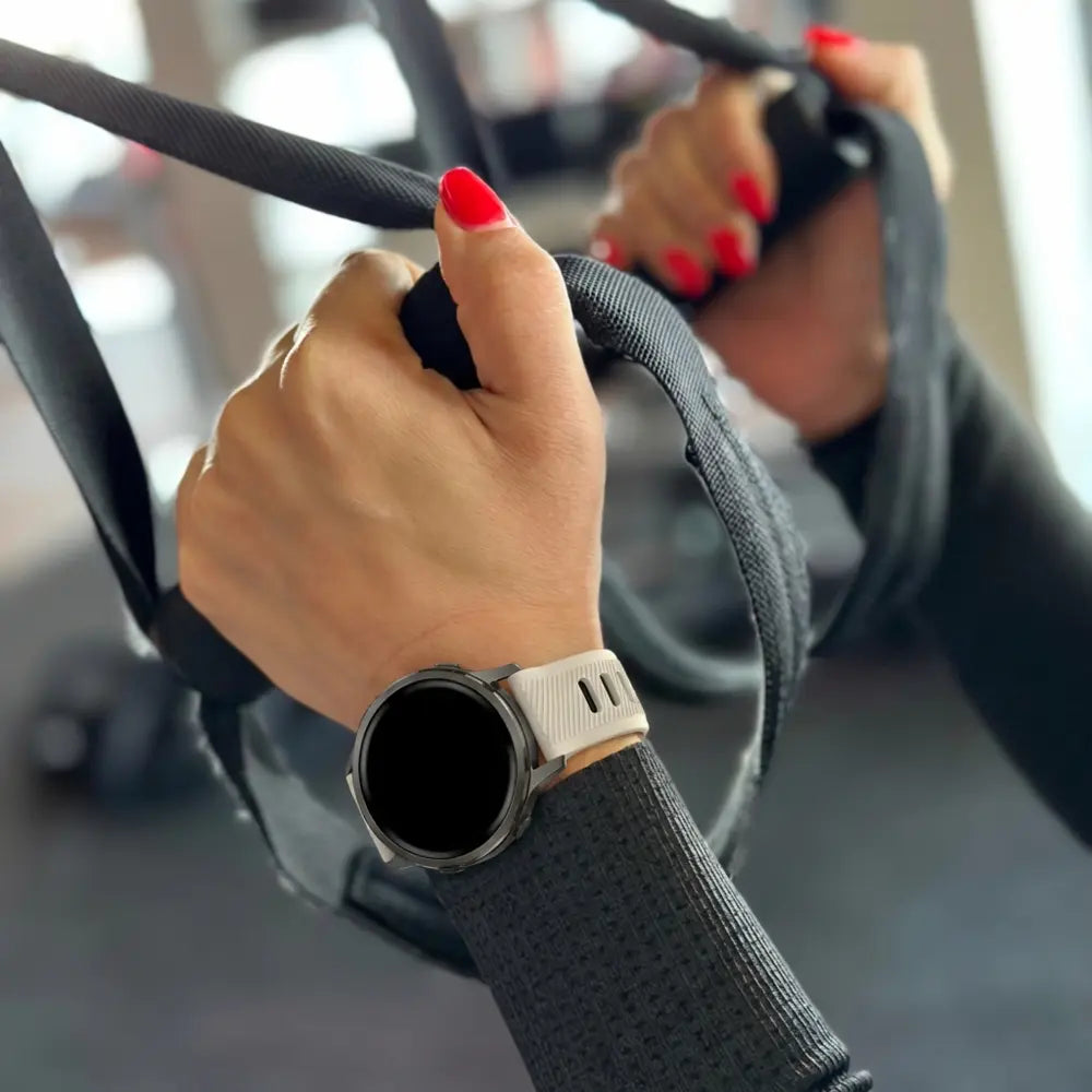 Bandz Bracelet sport avec boucle Garmin Venu 3s (lumière stellaire/noir)