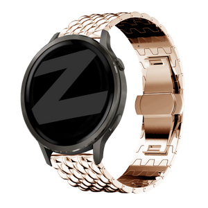 Bandz Bracelet acier 'Dragon' Garmin Bounce 2 (or rose)
