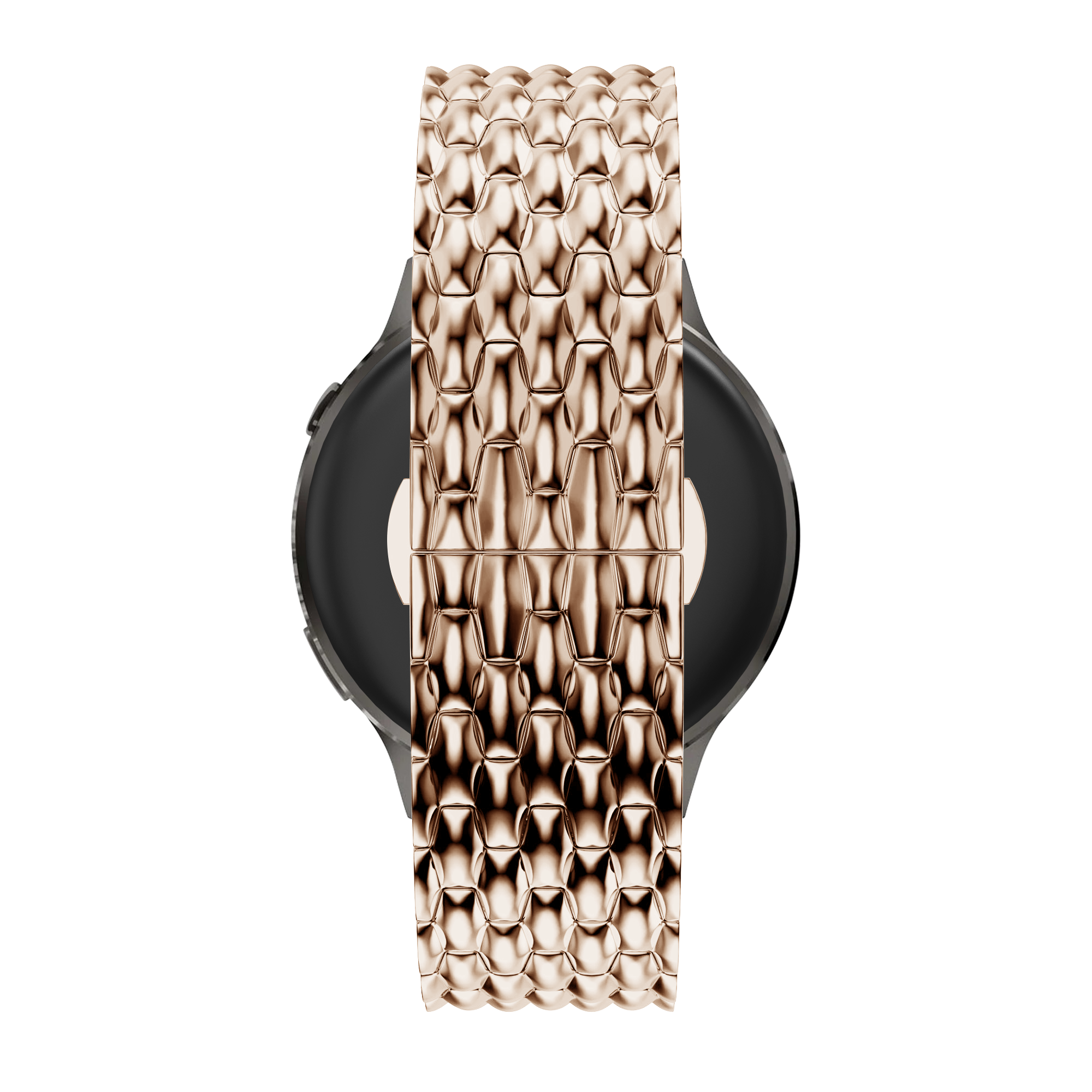 Bandz Bracelet acier 'Dragon' Garmin Bounce 2 (or rose)