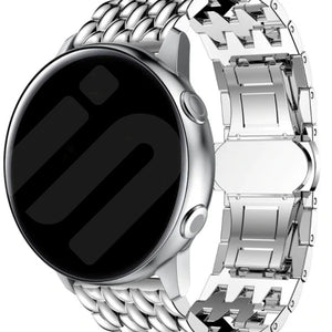 Bracelet acier 'Dragon' Amazfit Bip 5 (argent)