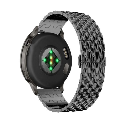 Bandz Bracelet acier 'Dragon' Garmin Bounce 2 (noir)