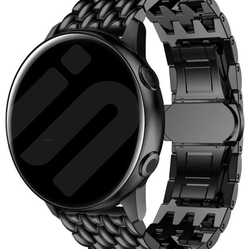 Bracelet acier 'Dragon' Amazfit Bip U (Pro) (noir)