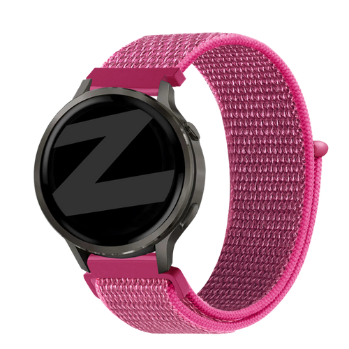 Bandz Garmin Venu 2s Nylon Loop Strap (Dragonfruit)