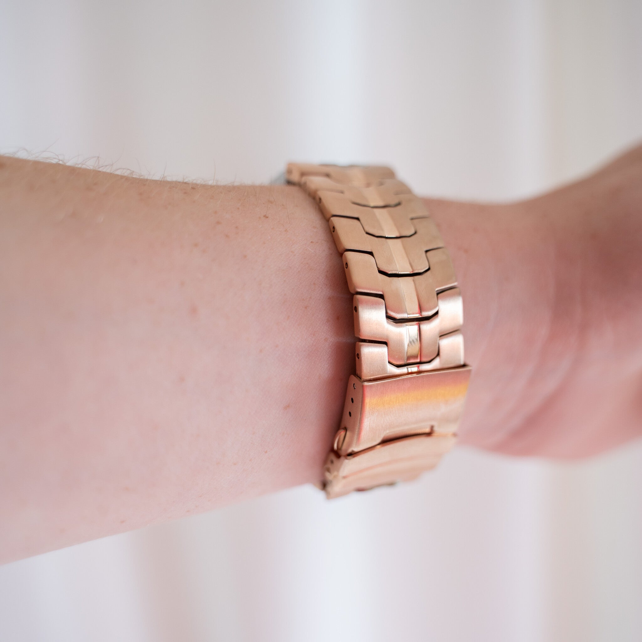 Bracelet acier fer Samsung Galaxy Watch 7 - 44mm (or rose)